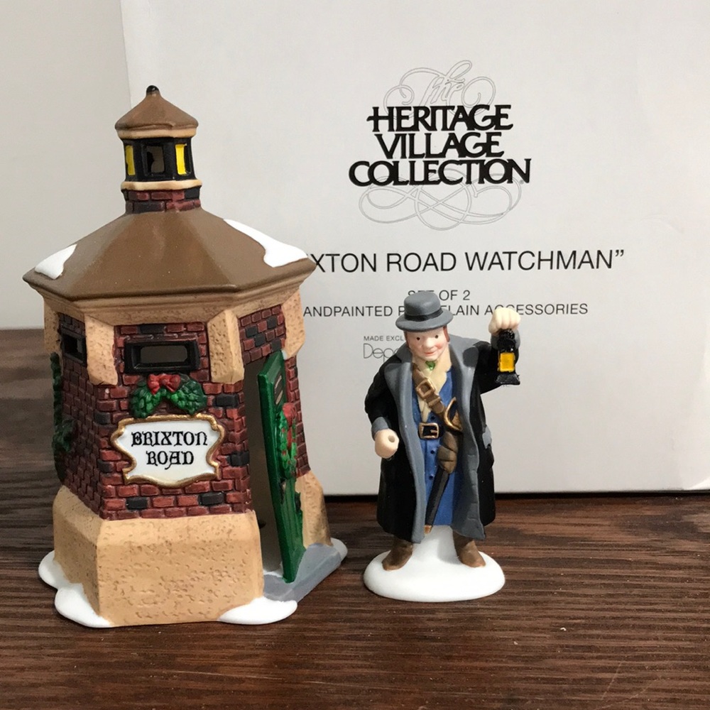 Dept 56 Heritage Village Brixton Road Watchman